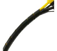 Seki Gaine Spirale Flexible de 15 à 100 mm - 20 m - Noir - Protection de câble - pour Relier des câbles