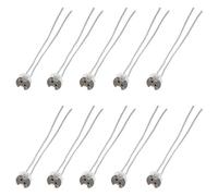 SeKi Lot de 10 douilles MR16 (GU5,3) avec câble de raccordement pour lampes LED et halogènes