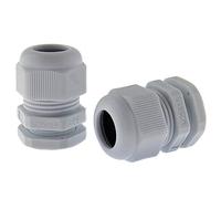 SeKi Lot de 10 presse-étoupes métriques M25 9-17 mm, étanches IP67, gris (RAL7035), convient pour PG16