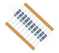 SeKi Lot de 10 résistances à film métallique 47 K Ohm 5 W 1% - Résistances axiales ± 1% de tolérance - Couche métallique 5 W - Résistance à la perforation pour l'électronique DIY Arduino