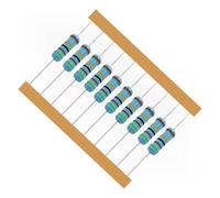 SeKi Lot de 10 résistances à film métallique 51 Ohm 5 W 1% - Résistances axiales ± 1% de tolérance - Couche métallique 5 W - Résistance de perforation pour électronique DIY Arduino réparation