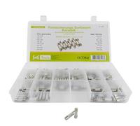 SeKi Lot de 160 fusibles en céramique - 5 x 20 assortis - 160 pièces - 16 types - 8 fusibles rapides + 8 fusibles temporisés 0,5 A, 1 A, 1,6 A, 2 A, 3,15 A, 5 A, 6,3 A et 10 A - Fusible tubulaire en