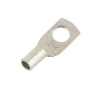 SeKi Lot de 25 cosses tubulaires - 1,5 mm² - Diamètre du trou M4 - Non isolées - En cuivre étamé - Connecteurs pour câbles de batterie, boîtes de distribution, voiture