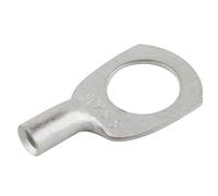SeKi Lot de 25 cosses tubulaires 2,5 mm² - Diamètre du trou M8 - Cosses de câble non isolées en cuivre étamé - Connecteurs pour câbles de batterie, boîtes de distribution, voiture