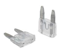 SeKi Lot de 5 mini fusibles plats 25 A Blanc 32 V/DC Pour bateau, remorque, camion, caravane