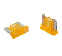 SeKi Lot de 5 mini fusibles plats LP Low Profile 5 A Marron clair 58 V/DC Pour bateau, remorque, camion, caravane
