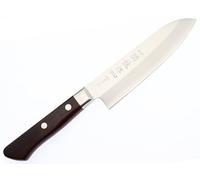 Seki Riu Couteau Japonais acier Molybdène Lame Couteaux de Cuisine fabriqué au Japon Acier Inoxydable Plusieurs Modèles (Santoku 14,5 cm)