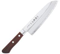 Seki Riu Couteau Japonais acier Molybdène Lame Couteaux de Cuisine fabriqué au Japon Acier Inoxydable Plusieurs Modèles (Santoku 16,5 cm)