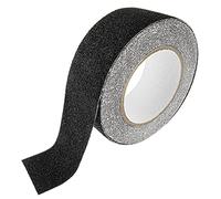 SeKi Ruban adhésif antidérapant noir - 50 mm x 10 m - Bande de sécurité antidérapante pour escaliers, marches, carreaux, rampes, échelles ou revêtements de sol - Bande antidérapante autocollante