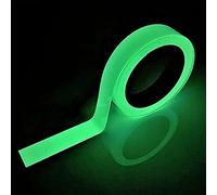 SeKi Ruban adhésif fluorescent - 10 mm x 10 m - Bande réfléchissante phosphorescente dans le noir