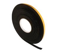 SeKi Ruban d'étanchéité en EPDM autocollant - 10 x 3 mm - 10 m - Noir