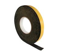 SeKi Ruban d'étanchéité en EPDM autocollant - 20 x 3 mm - 10 m - Noir
