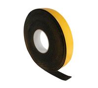 SeKi Ruban d'étanchéité en EPDM autocollant - 30 x 4 mm - 10 m - Noir