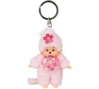 Sekiguchi 242467 Monch hichi Cerise Fleur, Porte-clés, env. 10 cm, Rose, Rose Rose G