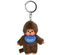 Sekiguchi Jeune remorque Bleue | 10 cm | Kiki | Monchhichi Porte-clés Boy