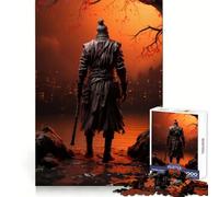 Sekiro, Puzzle de 1000 pièces représentant Un samouraï Japonais, idéal pour Les Adolescents Développe la mémoire, Passe-Temps Facile et décoration Murale (38x52cm)