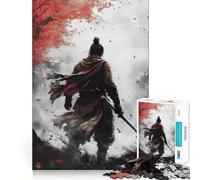 Sekiro Samurai Puzzle 1000 Pièces Adultes Cadeau Logique et Apaisant Bords Transparents (38x52cm)