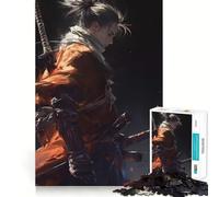 Sekiro Shadow Die Twice Puzzle de 1000 pièces pour Adolescents, Jeu intellectuel, Moments en Famille, découpe de qualité, Cadeau Unique (38x52cm)