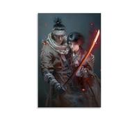 Sekiro Shadows Die Twice Fan Art Impression sur toile - Tableaux muraux - Tableaux décoratifs pour le salon, peintures pour chambre de garçon, tableaux muraux modernes pour chambre de fille, images