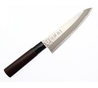 SekiRyu Couteau Japonais Chef Gyuto Martelée Lame 18 cm Couteaux de Cuisine Fabriqué au Japon