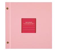 Sekisei Album Pocket Harper House Square Album Frame 80-Sheet 51-100 Sheets Pink XP-8910