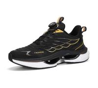 sekiueo Baskets Hommes Chaussures De Course Professionnelles sur Route en Maille Légères Et Confortables pour Le Sport en Salle,Noir,42 EU