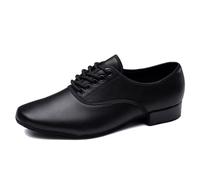 sekiueo Chaussures De Danse De Salon pour Hommes Semelle en Cuir Style Oxford pour Les Danses Latines Salsa Et Tango,Noir,41 EU