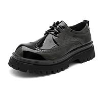 sekiueo Chaussures Habillées Brogue Hommes Chaussures Ville Plateforme