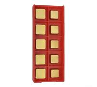 SEKN42AFTN SEKN1203 Lot de 10 inserts de tournage en carbure pour un usinage CNC efficace de l'acier et de la fonte