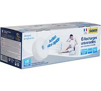 Seko Lot de 6 galets percés 500g Neutre
