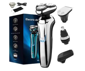 Sekoda Pro 8 Electric Shaver, Electric Shaver for Man, 4D Floating Head Shaver, Fast Charging, Quiet Motor, Dual-Track Blades, IP6X Waterproof (Silver,Upgrade)