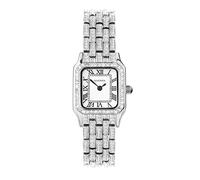 SEKONDA Classic Monica 40660 Montre à quartz pour femme avec écran analogique et bracelet en alliage argenté Blanc 22 mm, Bracelet