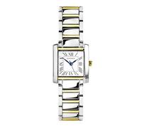 Sekonda Classic Montreal 40703 Montre à quartz pour femme avec affichage analogique et bracelet en alliage bicolore Blanc 21 mm