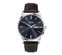 Sekonda Jackson Classic Men's 40mm Quartz Watch with Analogue Day/Date Display, and Lether Strap