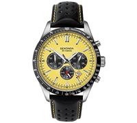 Sekonda Men's Chronograph Watch, with dials in Either a Leather Strap Or Stainless Steel Bracelet