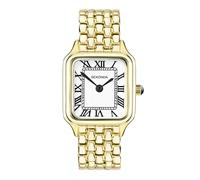 Sekonda Monica Montre à quartz classique pour femme avec affichage analogique et bracelet en alliage Blanc 30 mm, doré, Classique