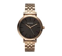 Sekonda Montre Quartz Femme 37.00mm avec Cadran Gris Analogique et Bracelet en Acier Inoxydable Or Rose 40303, Rose Gold, Bracelet, Rose Gold, Bracelet