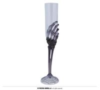 Sektglas Skeletthand Halloween