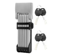 Sekura Vélo de palais pliable I Protection contre le vol sécurisé, support inclus, fabriqué en acier trempé de 85 cm de long, verrouillage, verrouillage pliable pour vélo, haute sécurité