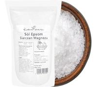 Sel D’Epsom Pour Le Bain 1 kg - Sulfate De Magnésium Pur MgSO₄·7H₂O, Idéal Pour Bains, Soins Des Pieds Et Routine Bien-Être Maison, Kuchnia Zdrowia