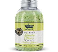 Sel de Bain Verveine Citron 310g - Les Petits Bains de Provence - Véritable Sel de Camargue - Fabriqué en France - Bain Relaxant et Sensoriel