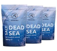 Sel de Mer Morte 3x1000g (zipper) - Pur et Naturel - Idéal pour Bien Dormir - Soulagement du Stress - Bain - Beauté - Relaxant - Sels de Bain - Bath Salt Dead Sea