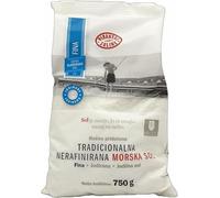 Sel de mer traditionnel grossier non iodé non raffiné (sac de 750 grammes) - Tout le sel de mer non raffiné - Bon pour la cuisine et le sel de table (26 oz)
