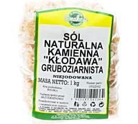 Sel de pierre naturelle de Kłodawa, rose, à gros grains, non iodé 1kg SMAKOSZ