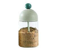 Sel de voyage et poivre | Distributeur de sel en verre transparent, appareils de cuisson multifonctionnels de cuisine, poivrons anti-poussière pour sucre, piment, assaisonnement, poivre