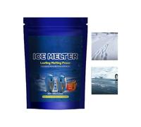 Sel dégivrant 100 g - Sel de Route hautement et à Action Rapide pour Glace et Neige - Solution dégivrante pour allées, garages, trottoirs, terrasses, Rues, Jardins, tuiles