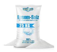 Sel d'Epsom - 25 kg - Sel de bain Epsom - 25 kg - Sel amer sulfate de magnésium - Sel de bain de qualité pharmaceutique - 100 % pur - Naturel