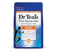 Sel d'Epsom pur Dr Teal's - Solution de trempage pour avant et après une séance d'entraînement - Avec sulfate de magnésium et menthol - 1,36 kg