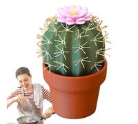 Sel et poivrière, pots de distributeur de sel et de poivre, bouteille de sel et poivre en forme de cactus | Flacons d'assaisonnement à l'épreuve de la poussière et de la poussière pour