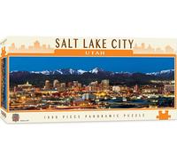 Sel Lac City Utah 1000 Pièce Panoramique Puzzle 990mm x 330mm